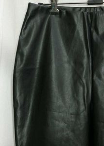 H&amp;M Black Faux Leather Pants