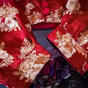 Silk Frock With Koti (Jacket)