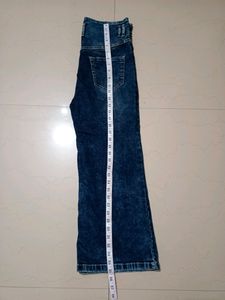Bootcut/Bellbottom Dark Blue Jeans(Women)