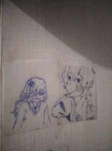 anime caricatured sticker