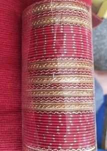 Red Metal Set Bangles