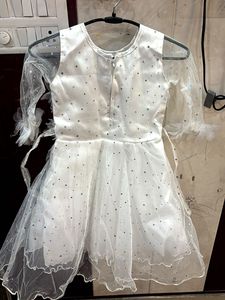 girls white frock