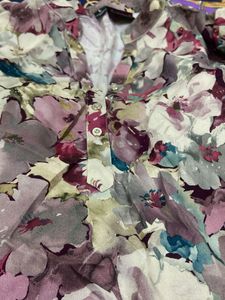 Floral Print Button-Up Blouse