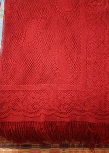 Very Soft Net Duppatta - Red Color
