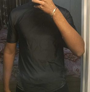 Men's Black Bodyfit T-shirt [specially for gym and