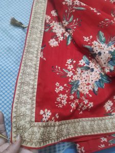 Silk Red Saree