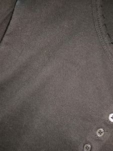 Forever 21 Deep Neck Full Sleeve Top