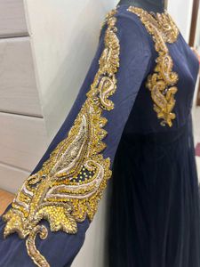 Navy Blue Anarkali Gown