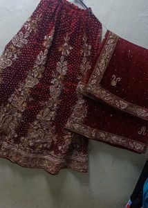 Lehenga With Dupatta+Free Chunri