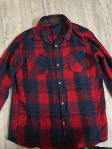 Red &amp; Blue Plaid Shirt