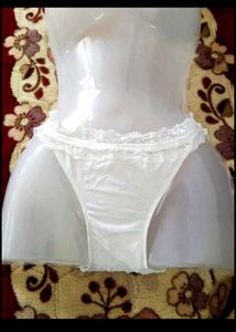 Calvin Klein White Lace Trim Panties