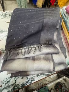 Contrast Brossaa Saree With Fully Stones