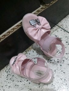 Stylish Pink colour slippers for baby girl