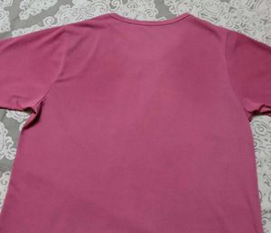 Pink &#34;Whatever&#34; Tee