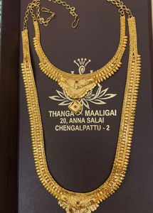 New Gold Necklace Harram Set