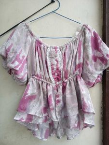 Tiered Ruffle Blouse
