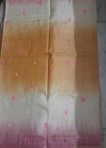 Beautiful Pink &amp; Gold Tant Benarasi Saree