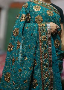 Green Heavy Saree