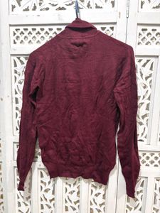 🎀Original Zara Burgundy Turtleneck Sweater C