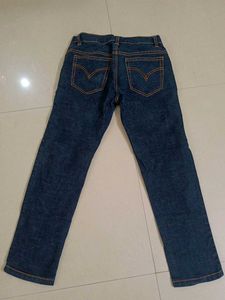 Dark Blue Denim Jeans