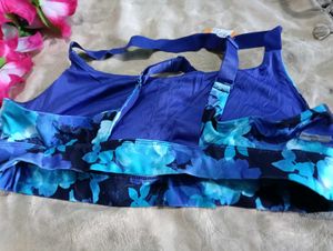 Floral Print Sports Bra