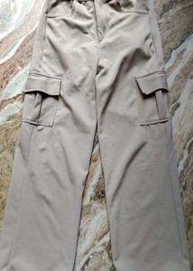 Beige Cargo Pants