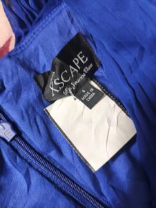 ❤️‍🔥Xscape-Rhinestone Ruched Designers Dress❤️‍🔥