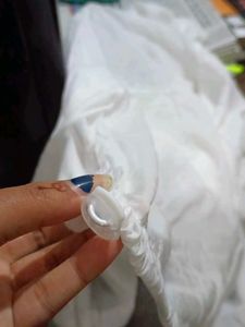 White Sheer Zip-Up Jacket