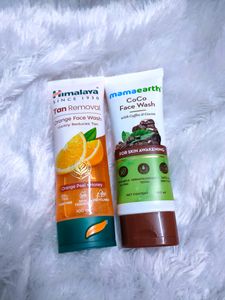 Mamaearth And Himalaya Face Wash