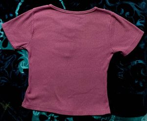Cute Ribbed Top