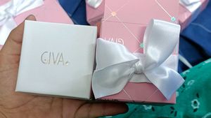 GIVA 925 Real Silver Rose Gold Ring