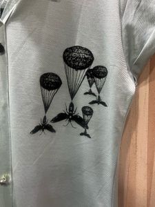 Cute Mint Green Graphic Top