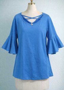 Blue Bell Sleeve Top