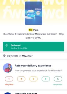 new Plum Rice Water Moisturizer