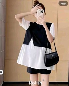 New With Tag Asthetic Korean Cute Double Top