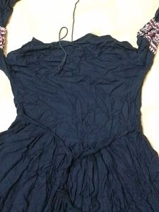Blue Short Dress