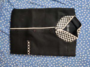 Men's Black Checked Shirt