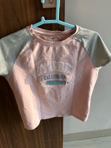 Los Angeles Pink Crop top