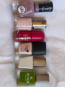 Nail Polish Combo Of 5 Different Colors