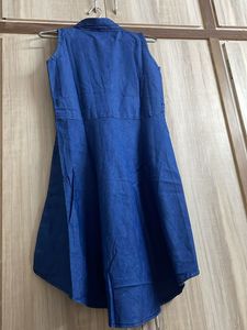 Blue Denim Hi-Lo Dress
