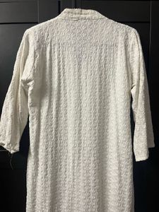 White Chikankari Kurta
