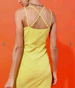 Yellow Bodycon Dress