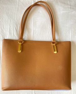 Tech Tote Bag By Colette Hayman- Caramel Color
