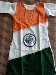 New Style Tiranga Printed Kurti