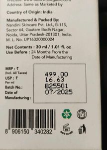 Bella Vita C-Glow Face Serum