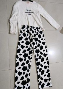 Dalmitian Print Cozy Night Suit Imported