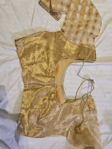 Golden Brocade Blouse