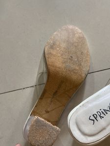 Spring Girl Clear Heel Slides