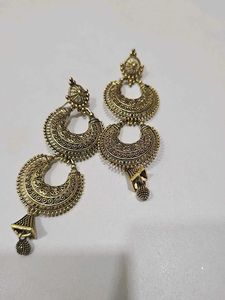 Ethnic Golden Earrings