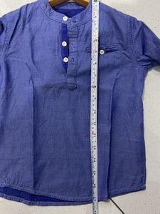 Boy&#39;s Blue Casual Shirt